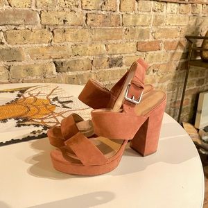 Urban Outfitters block heeled sandal